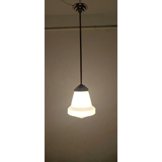 Art Nouveu Ceiling Lamp, Spain, 1930s, in Good conditions. Designed 1920 to 1949 European Plug (up to 250V).The wiring of...