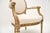 Cream Vintage French Giltwood Salon Chair, 1930s For Sale - Image 8 of 11