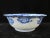 Large Chinese porcelain bowl in white with hand painted cobalt blue bird and floral design. Excellent condition, no chips,...