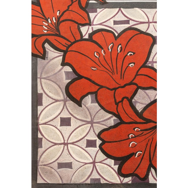 Vintage Silva Brothers Florists Double-Sided Schmaltz Sign For Sale - Image 14 of 14