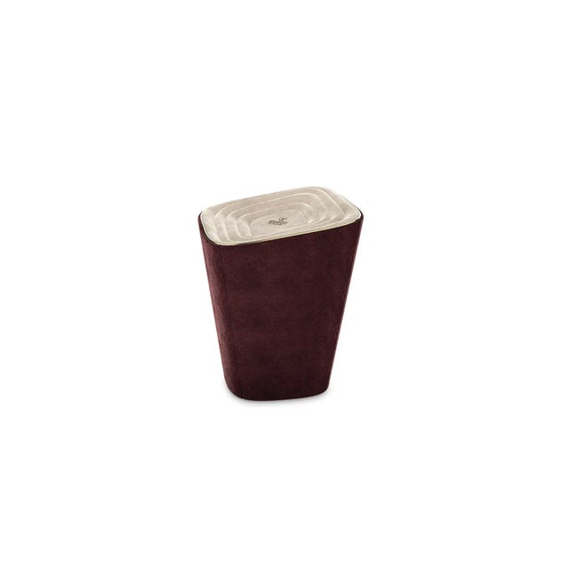 Animal Skin Douro Stool by Alma De Luce For Sale - Image 7 of 7