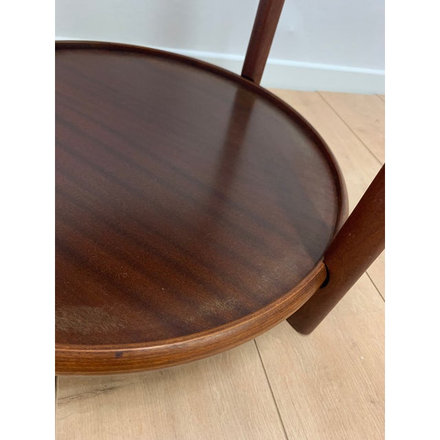 Brown Danish Side Table, 1980 For Sale - Image 8 of 8