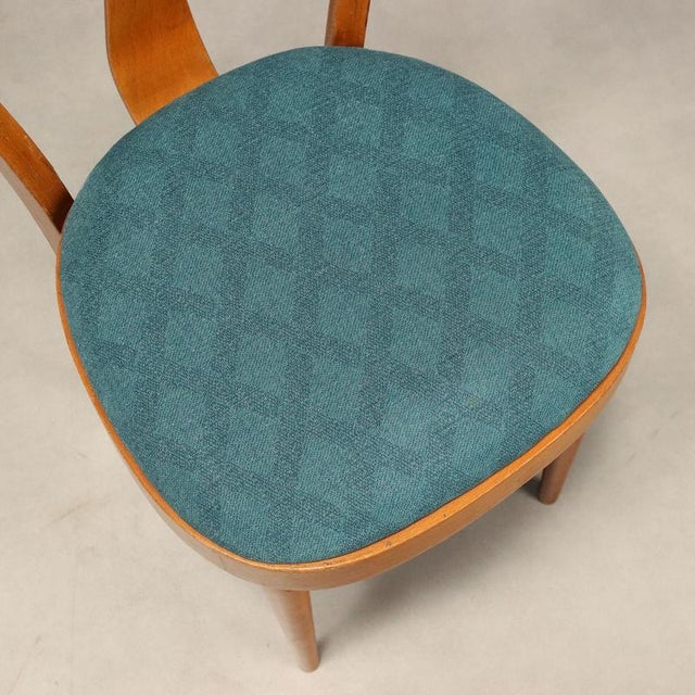 Brown Beech Dining Chairs, 1960s, Set of 6 For Sale - Image 8 of 10
