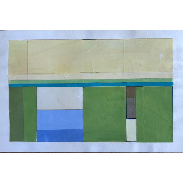 Discover the allure of contemporary art with this stunning 12x18" original collage painting, expertly crafted to bring...