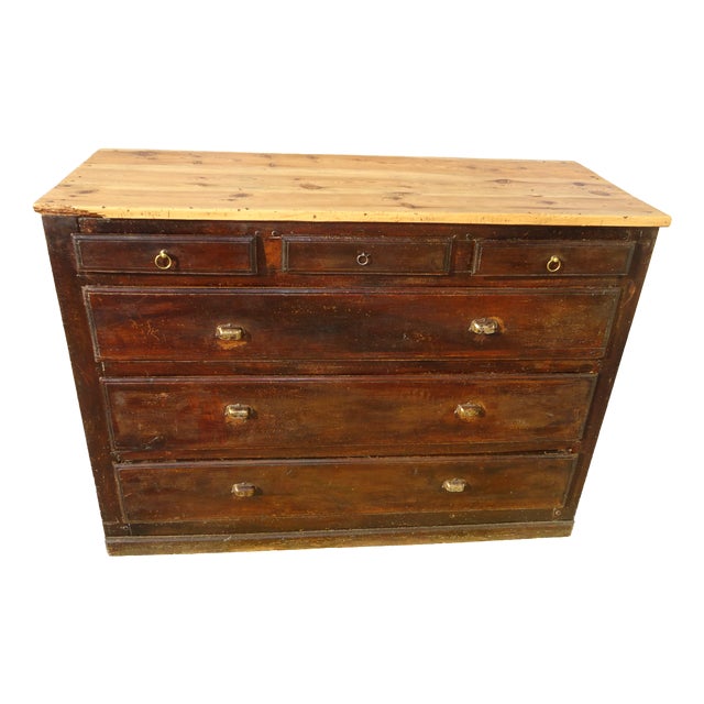 Chest of Drawers in Beech, 1800s For Sale