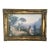 Gorgeous Framed Vintage Textured Canvas Italian Balcony Scene For Sale