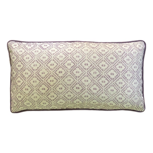 Pintura Studio Berain in Lilac Throw Pillow Cover For Sale