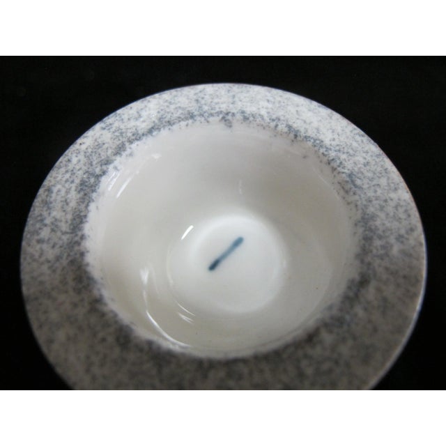 Gold KPM Antique Hand Painted Gilded Heavenly Angel Pointing Upward Portrait Cup For Sale - Image 8 of 8