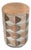 Fossil Stone Occasional Table, Salmon, Small - Milano Collection by Oggetti For Sale