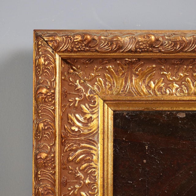 Interior of a Church, Oil on Canvas For Sale - Image 9 of 12