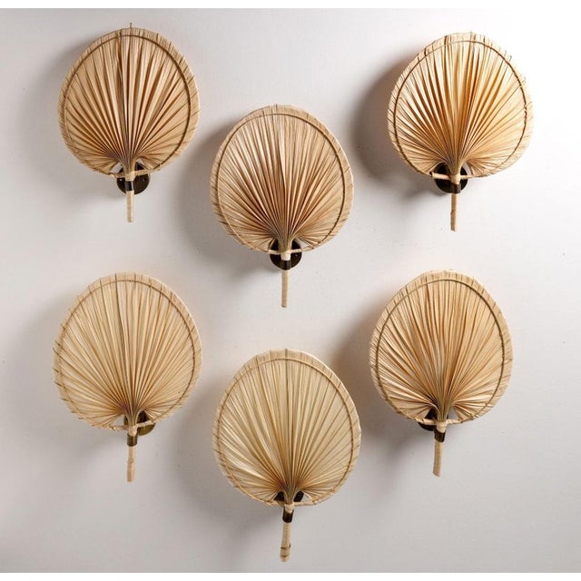 Fan Wall Lights in the style of Ingo Maurer, 1970s, Set of 2, in Very Good conditions. Designed 1970 to 1979 This piece is...