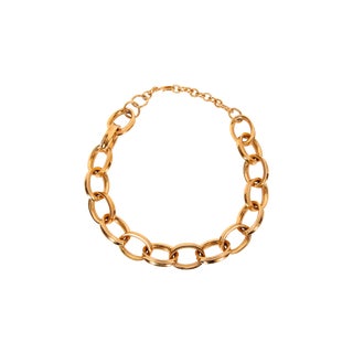Monet Chain Link Necklace For Sale