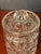 Vintage Crystal Cut Glass Biscuit - Cookie - Candy Jar - Pineapple Cut For Sale - Image 11 of 14