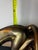 Vintage 1987 Solid Brass Panther Sculpture on Black Base – 23” Long, 14.8 LBS For Sale - Image 10 of 12