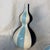 2000 - 2009 Vintage Jonathan Adler Blue and White Striped 3-Piece Bud Vase For Sale - Image 5 of 6