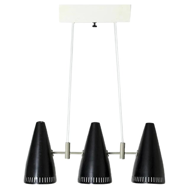 Three-Shade Ceiling Lamp by Eje Ahlgren For Sale