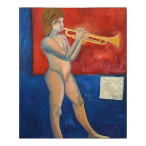 Large Scale Bay Area Figurative Inspired -- the Young Trumpet Player