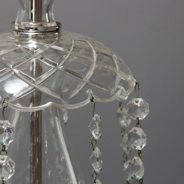 Oversized Vintage Continental Cut & Strung Nine-Light Chandelier, Circa 1910 For Sale - Image 10 of 11