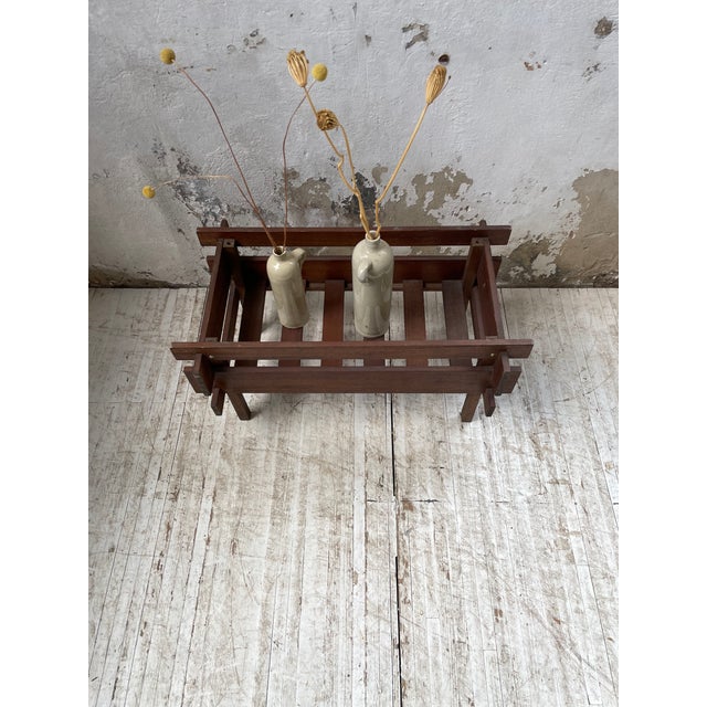 Small Modern Oak Planter, 1950s For Sale - Image 11 of 18