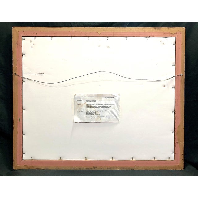 Architectural Abstraction in Watercolor by William Gilroy For Sale - Image 4 of 5