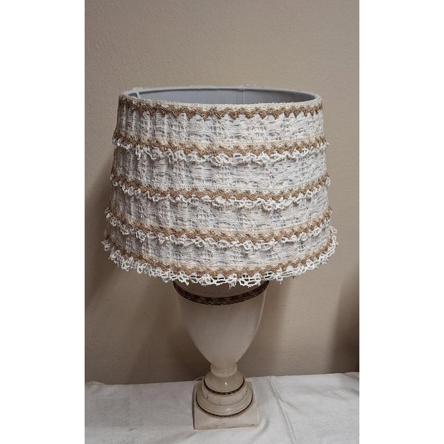 Vintage Table Lamp with Handmade Lampshade from Lamplove, 1970s For Sale - Image 4 of 11