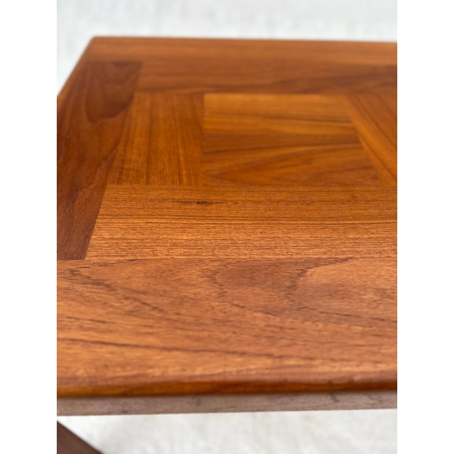 Vejle Stole & Møbelfabrik 1970s Midcentury Vejle Stole Danish Modern End Table For Sale - Image 4 of 9