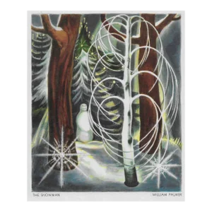 1949 William Palmer the Snowman Christmas Lithograph