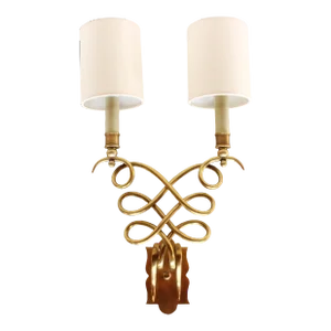 Catherine Brass Double Socket Sconce