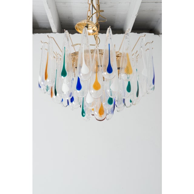 1960s 1960s Mid-Century Modern Murano Blown Glass Chandelier For Sale - Image 5 of 13