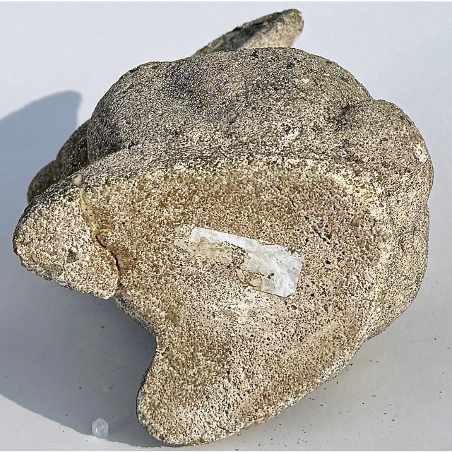 Stone Reconstituted Stone Rabbit Garden Ornament For Sale - Image 7 of 8