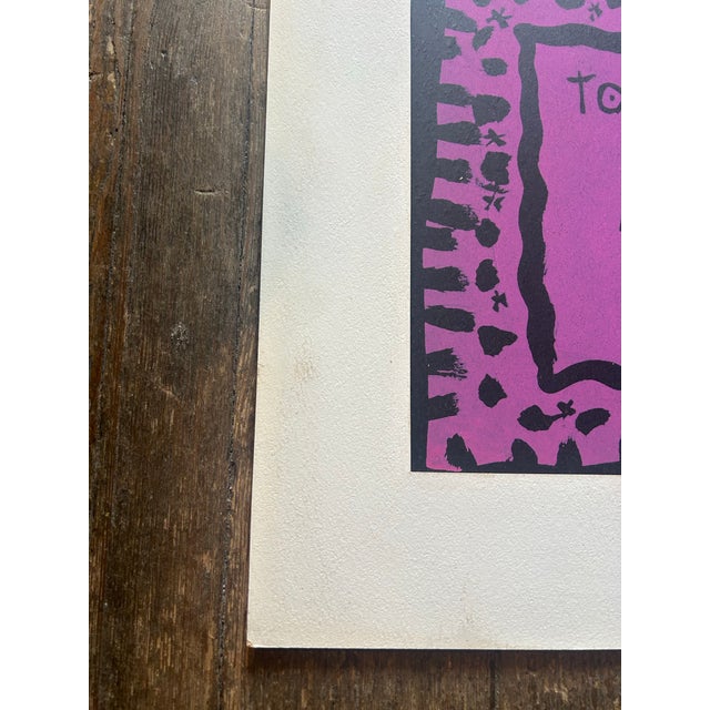 1960s 1960’s Original Pop Art Serigraph Silkscreen Print Folk Art Words For Sale - Image 5 of 6