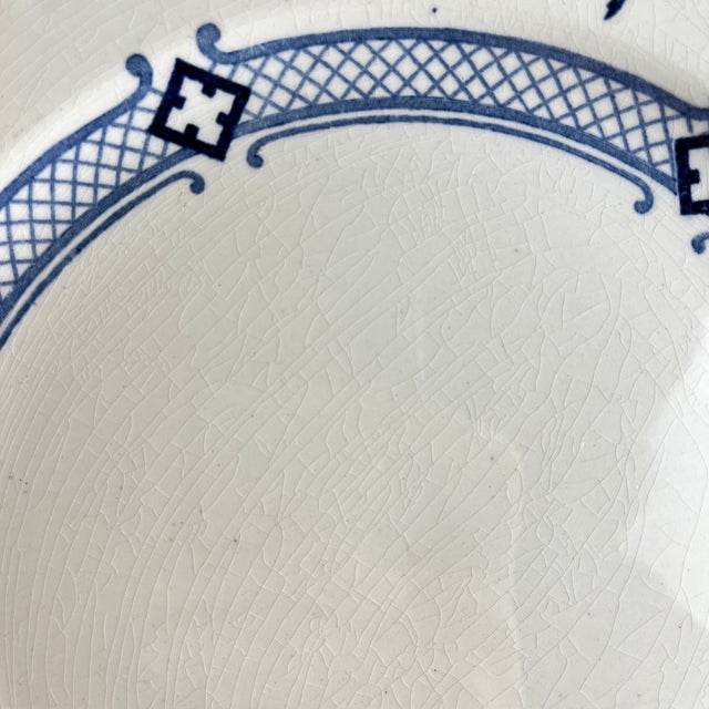 Antique Jane Model Flat Plates from KG Lunéville, 1890s, Set of 6 For Sale - Image 9 of 13