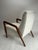 Mid-Century Italian Armchair in Wood and Fabric in the style of Paolo Buffa, 1950 For Sale - Image 9 of 12