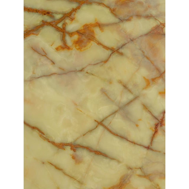 Beige Onyx Coffee Table, 1960s For Sale - Image 8 of 9