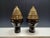 Mid 20th Century Vintage Pair of Mid 20th Century Thai Celadon Tiki Lamps For Sale - Image 5 of 5
