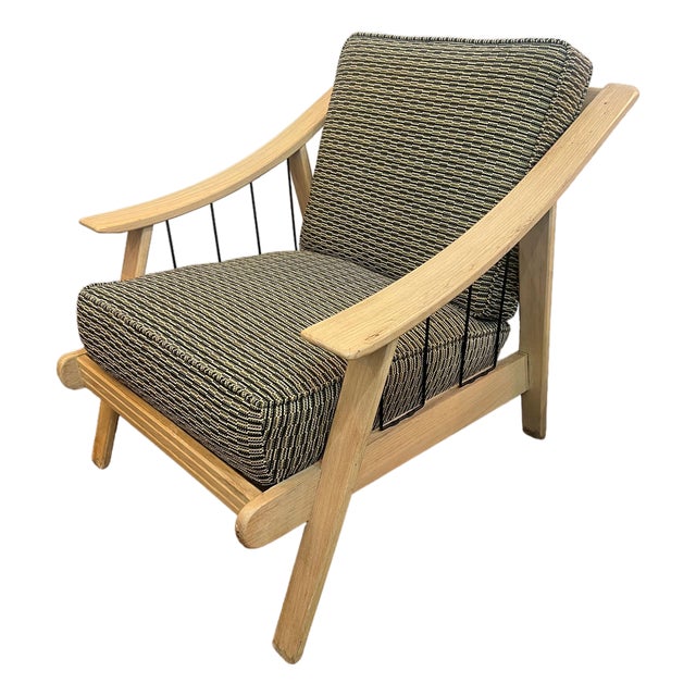 Mid-Century Modern MCM Fox Manufacturing Lounge Chair For Sale