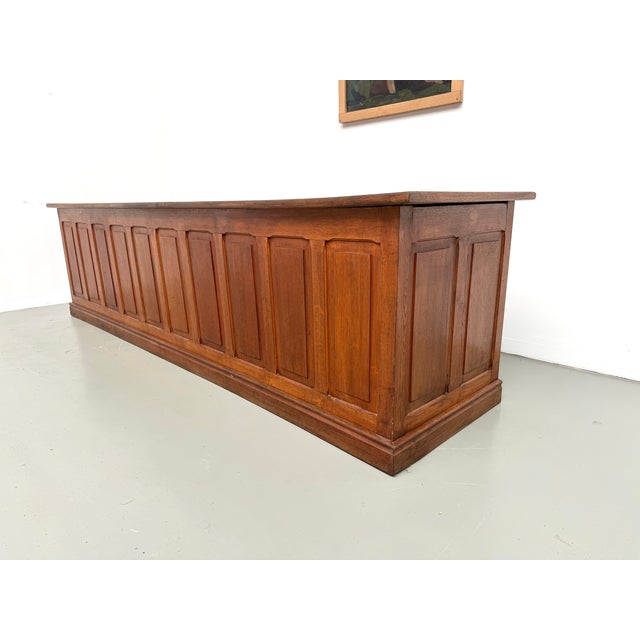 Vintage Oak Trade Counter, 1920s For Sale - Image 6 of 18