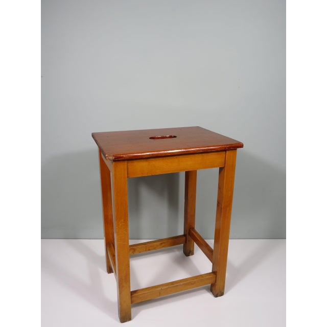 Mid-Century Modern Mid-Century Modern Studio Stool with Handle, 1960s For Sale - Image 3 of 9