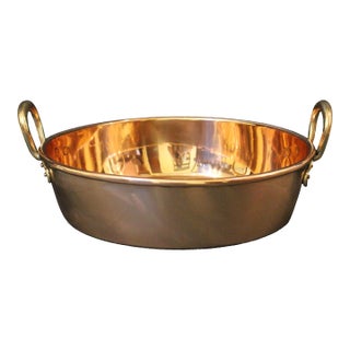 Mid-19th Century English Copper & Brass Jelly Pan For Sale