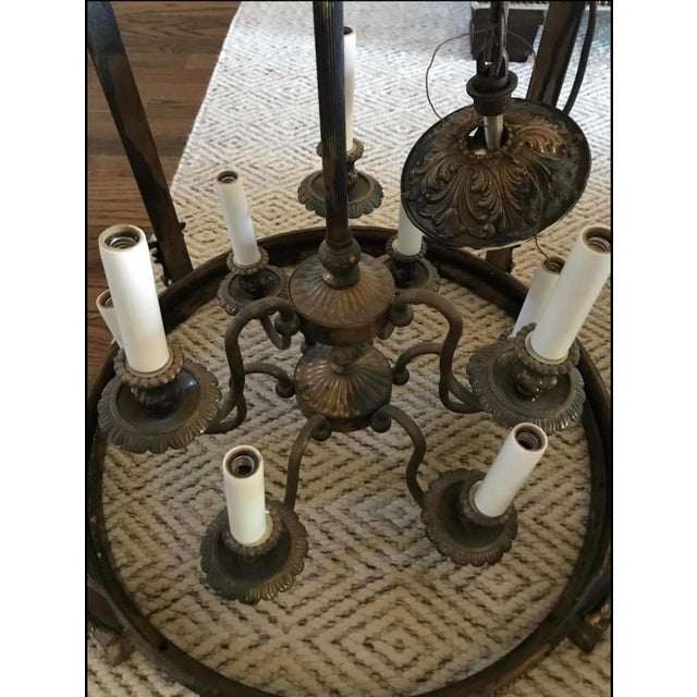 9 Light Traditional European Foyer Pendant / Chandelier For Sale In Atlanta - Image 6 of 11