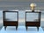 1960s A Pair of Classic Mid Century Night Stands Open Backs Walnut Ca' 1960's For Sale - Image 5 of 18
