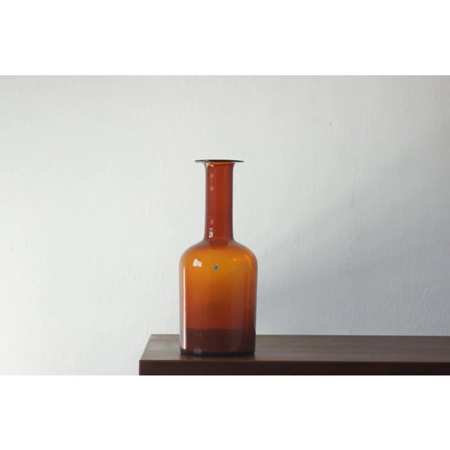 Vase by Otto Brauer for Holmegaard, 1960s For Sale - Image 9 of 9