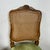 Early 20th Century Pair French Provincial Louis XV-Style Side Chairs – Walnut & Green Upholstery For Sale - Image 5 of 12