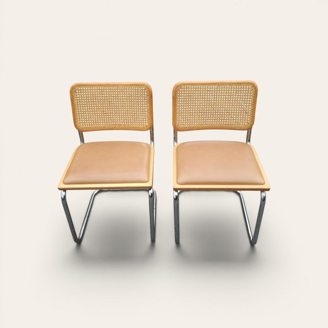 1970s Set of Four Cesca Dining Chairs, Attributed to Marcel Breuer For Sale - Image 12 of 12