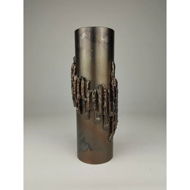 Vintage Brutalist Vase, 1970 For Sale - Image 10 of 10