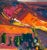 Jean Krille, Landscape 113, Oil on Wood, 1988 For Sale - Image 5 of 10