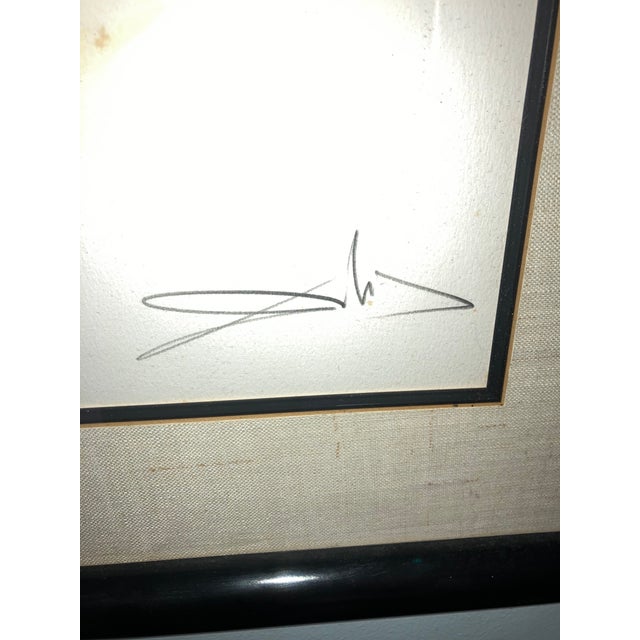 Surrealism Salvador Dali, Confucius Colored Etching For Sale - Image 3 of 6