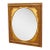 Framed Gold Gilded Vintage Mirror Circle For Sale