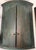 English English Hanging Corner Cupboard, Original Blue/Green Paint, Circa 1820 For Sale - Image 3 of 8