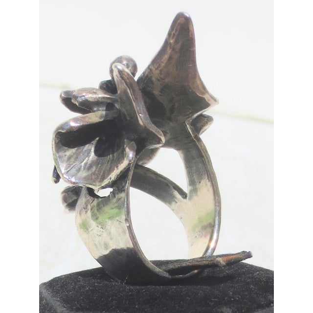 Late 20th Century Modern Brutalist Ring by Rima Sterling For Sale - Image 5 of 6